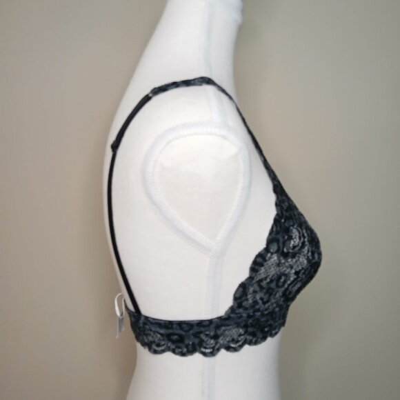 NWT Cosabella Never Say Never Leopard Printed Tall Triangle Bralette Size Small - Picture 5 of 6